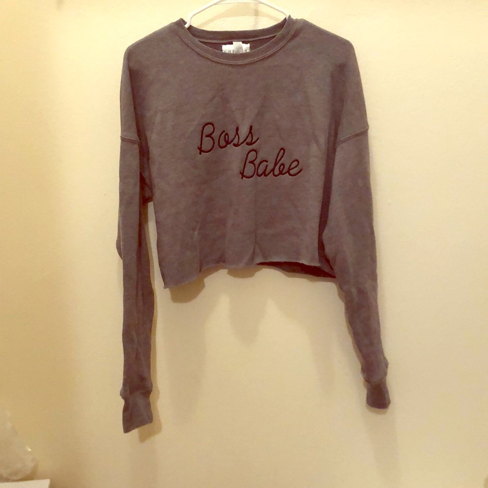Cropped sweater